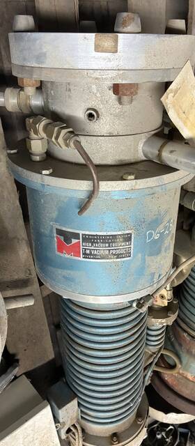 Fig.1310 T-m Vacuum Products 1-1/8 Diffusion Pump With Airco Temescal Valves Inch Fig1310