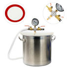 Tek-sh-0125 Yaetek Gallon Stainless Steel Vacuum Chamber Degass Urethanes 711221830894