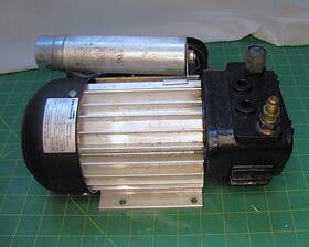 27740126 Thomas Picolino Vte 10 Oilless Rotary Vane Vacuum Pump 115v Single Phase