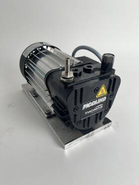 27740127 Thomas Vte-10 / Rietschle 3-ph Picolino Oil-less Rotary Vacuum Pump - Working