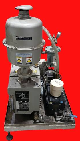 Vd601 Ulvac Oil Sealed Rotary Vacuum Pump With Mist Trap Tm-2 Assembly