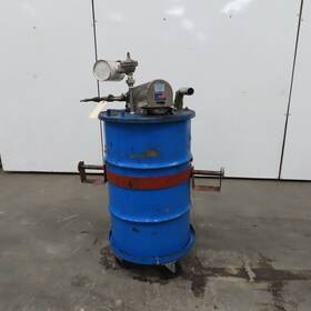 01376 Vac-u-max 30 Gal Fine Powder Pulse Jet Filter Industrial Pneumatic Vacuum