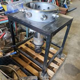 917-0102 Varian 323-4045 Vs Eight Cryotemp Monitor Gate Valve And Chamber