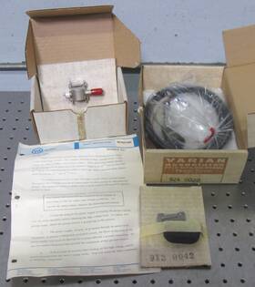 924-0020 Varian 913-0038 C199212 Mini Vacuum Ion Pump With 913-0042 Magnet Cable
