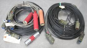 924-0750 Varian 924-0736 C200978 Lot 6 Hv Vacuum Ion Pump Cables 10/12/50ft