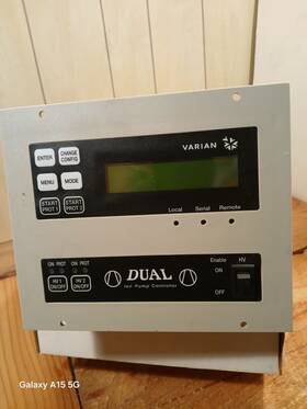 929-7000 Varian Ion Pump Dual Controller Parts Untested