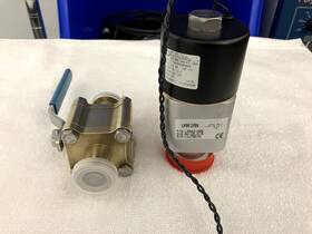 L9942-306 Varian Vacuum Pump Isolation Valve And A&n Manual Ball