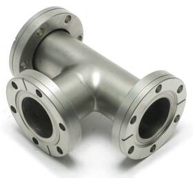 Rp018669 Varian Conflat Flange Cf 2-3/4 Inch Stainless Steel Fitting Tee
