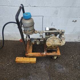Ng-1-ss Warren Rupp St1-a Sandpiper Diaphragm Pump Cart And Tranquilizer Ta1