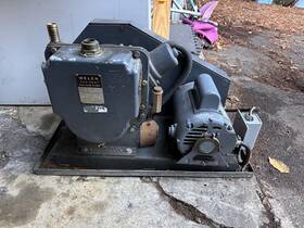 1397b-01 Welch Vacuum Pump 1397 With 1hp Motor