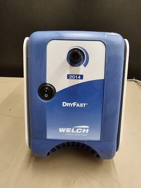 2014b-01 Welch Dryfast Chemical Duty Table Top Diaphragm Vaccum Pump 2014b-01 Welch Dryfast Chemical Duty Table Top Diaphragm Vaccum Pump