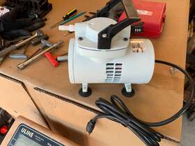2019b-01 Welch Filtration Diaphragm Vacuum Pump - 115vac Tested