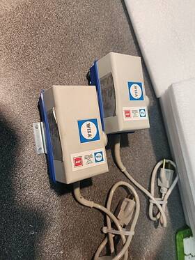 111.969.600 Wisa Asf Thomas Gorman Rupp 66039060374 Lot Of 2 - Wuppertal Air Pump 115v/60hz