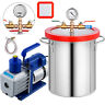 Xcxzz0011321560321215 Vevor Gal Vacuum Chamber Pump Silicone Stainless Steel 283961297256