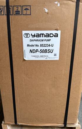 Ndp-50bsu Yamada 852234-u Model# Air Operated Double Diaphragm Pump