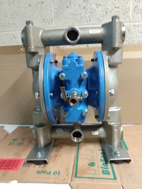 Ndp-25 Yamada 1 Inch Stainless Steel Diaphragm Pump With Teflon Wet End Model Ndp-25 Yamada 1 Inch Stainless Steel Diaphragm Pump With Teflon Wet End Model