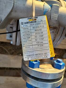Ndp-25bst Yamada Ndp25bst 1 Npt Stainless Air Operated Double Di - Working