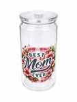 Best Mom Ever Acrylic Cup With Lid & Straw Floral Design Tumbler Gift For Mother. Fixed Price $18.99.