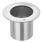 4" Duct Connector Flange Straight Pipe Stainless Steel Exhaust Collar. Fixed Price $32.38.