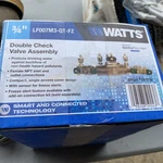 Watts 3/4" LF007M3-QT -fz Lead Double Check Valve Backflow Preventer LF007M3QT. Fixed Price $270.00.