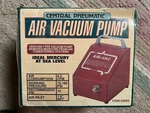 Central Pneumatic Vacuum Pump Item 3952 Air-vac. Fixed Price $18.00.