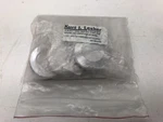 (QTY.6) Kurt J. Lesker QF25-100-SB Stainless Steel Blank Flange. Fixed Price $39.99.