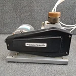 Precision Scientific Model 10021 Rotary Vane Vacuum Pump PV35, 1/3 Hp. Feet Bad. Fixed Price $159.75.