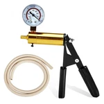 New Metal Hand Vacuum Pump With Gauge 1 METER/39 Inch Tube Black Rubber Grip. Fixed Price $29.99.