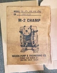 Oem M2 Champ 1" Flanged Inlet/outlet Polypropylene Wilden Pump Sealed Box. Fixed Price $399.00.