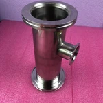 Mks/hps Vacuum Tube Tee ISO80 (iso-k 80) NW40 KF40), Length 8-7/8 (225MM). Fixed Price $120.00.