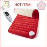 Heating Pad - Electric Best For Back Pain And Cramps Relief 2 Hour Auto Off Meas. Fixed Price $27.78.
