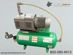 Becker Kvt 3.80 Oil-less Rotary Vane Vacuum Pump 5HP 42 Scfm W/ 30 Gal. Receiver. Fixed Price $1650.00.
