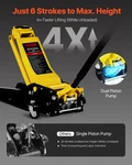 Vevor Low Profile Floor Jack Steel Hydraulic Car 4 Dual Piston Pump. Fixed Price $270.99.