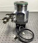 Edwards NEXT240D 160W Turbomolecular Vacuum Pump W/air Cooler & Pneumantic Valve. Fixed Price $2850.00.