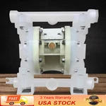All-plastic Pneumatic Double Diaphragm Pump Air-operated QBY4-15PP 101 Psi. Fixed Price $154.78.