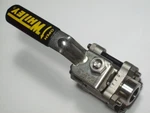 1- Whitey Swagelok Stainless Steel Ball Valve, 3/8" Pipe Socket Weld, SS-63TSW6P. Fixed Price $89.89.
