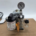 Gast Vacuum Pump W/ Motor 5KH33DN16HX 1/6HP 115V Working Gauge & Trap. Fixed Price $399.90.