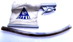 Ati Mina-vac Heavy Duty Aluminum Air Vacuum With 18" Clear Flex Hose. Fixed Price $35.00.