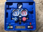 Zeny Ac Manifold Gauge Set For R134A R12 R502 Refrigerant, Way Car With 5FT. Fixed Price $29.95.