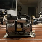 Gast K48ZZEFL-1162, Rocking Piston Twin Cyl Oil-less Air Compressor Pumps. Fixed Price $300.00.
