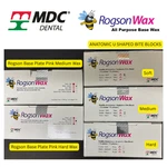 Mdc Rogson Base Plate Pink (medium/hard) Wax, Anatomic Shaped Bite Blocks. Fixed Price $65.95.
