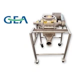 Used 9" Dia. Gea Stainless Steel Sanitary Rotary Airlock Valve Dt 500 Dem. Fixed Price $11340.00.