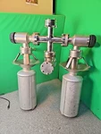 2 X Varian Vacsorb Pumps 941-6501 951-5091 Conflat Vacuum Assembly. Fixed Price $525.00.