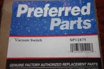 SP11875 Rheem Ruud Water Heater Vacuum Pressure Switch Blower Motor Power Vent. Fixed Price $90.00.