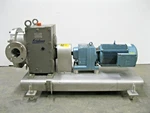 3" 150# Fristam FKL150 Positive Displacement Rotary Lobe Pump 7.5 Hp Motor Z30. Fixed Price $7500.00.