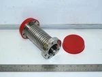 Kurt J Lesker MH-CF-D06 Flex Hose Ss 6"OAL 3-3/8" Uhv Flange 2"ID .012"WALL. Fixed Price $319.99.