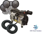 New 1/2HP 5CFM Gast Year Round Aeration System W/ Sink Tube +4 Diffusers, PA65W. Fixed Price $1313.99.