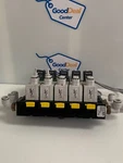 Rexroth Pneumatic Manifold Block R434001875 W/ 5X Solenoid Valves R434001870. Fixed Price $361.12.