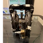 Aro 12-230-X Pneumatic Double Diaphragm Pump Aluminum Inlet/outlet. Fixed Price $650.00.