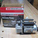 Pittsburgh Automotive 2.5 Cfm Vacuum Pump 61245 1/3 Hp 75 Micron 120V. Fixed Price $43.00.